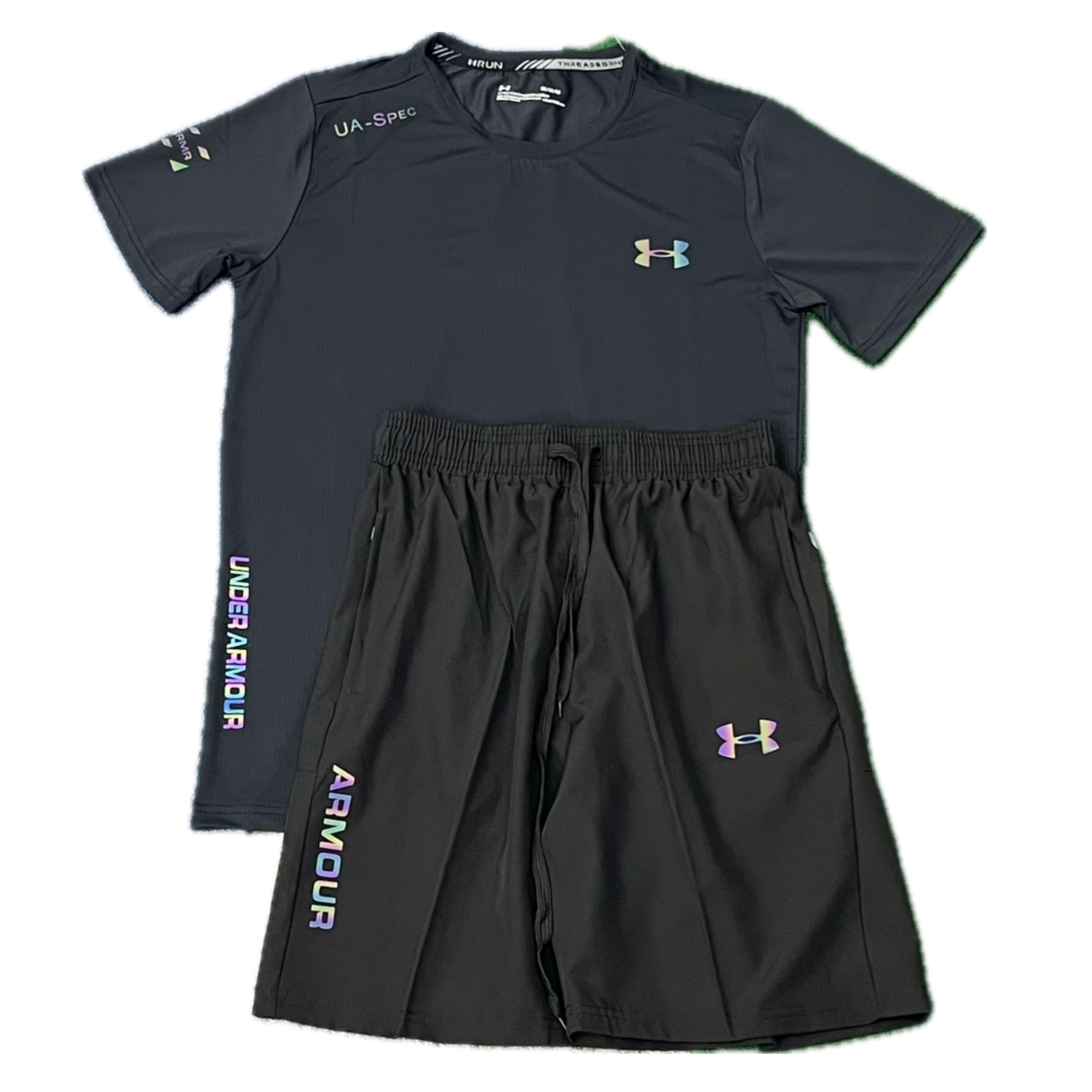 Tshirt + Short Undr Armr fluo