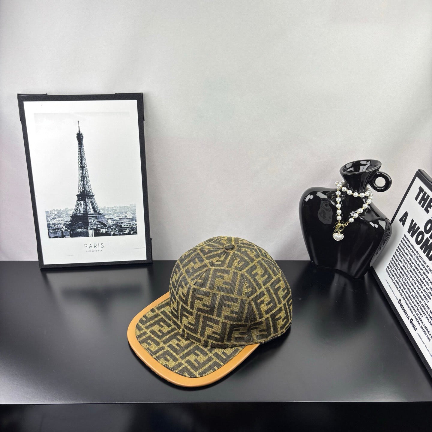 Casquette F plate